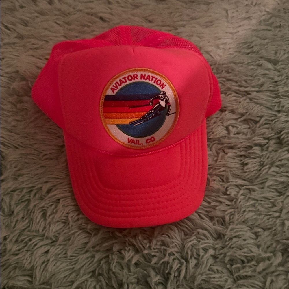 Aviator Nation Bright Pink Cap
